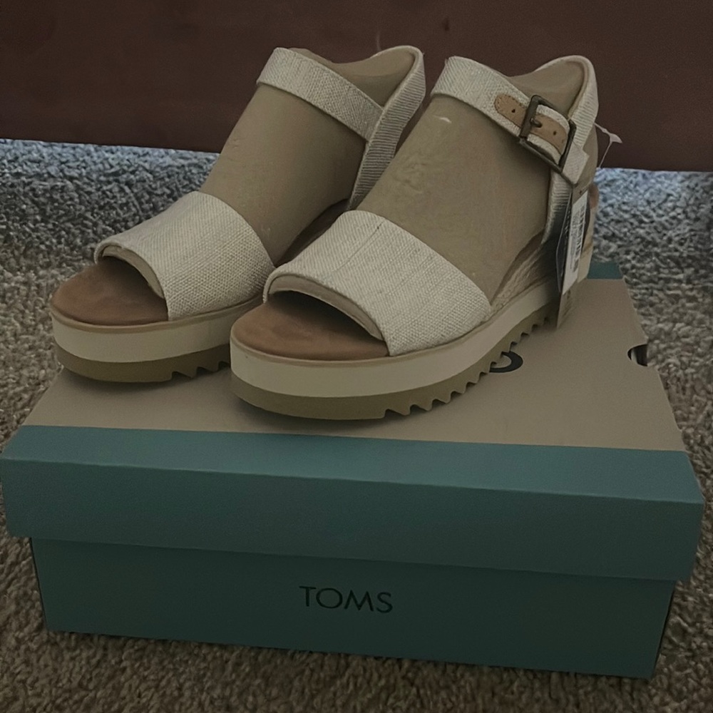 Toms Diana Natural wmns 7.5 Brand New